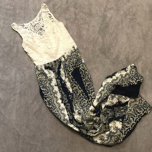 Lace long summer dress